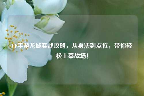 CF手游龙城实战攻略，从身法到点位，带你轻松主宰战场！