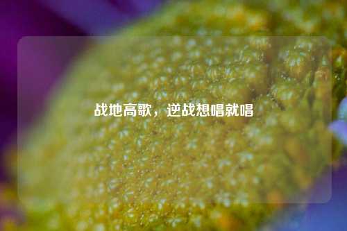 战地高歌,逆战想唱就唱