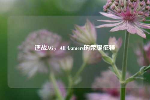 逆战AG，All Gamers的荣耀征程