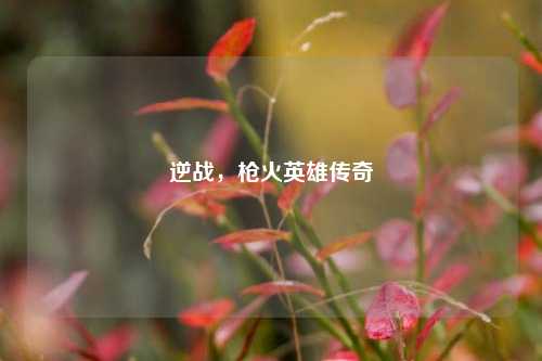 逆战，枪火英雄传奇