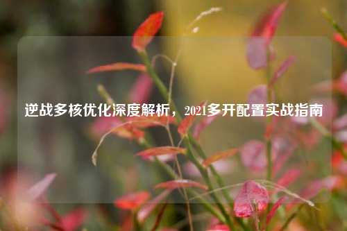 逆战多核优化深度解析，2021多开配置实战指南