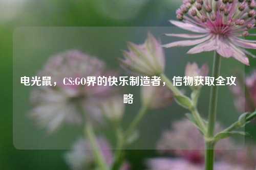电光鼠，CS:GO界的快乐制造者，信物获取全攻略