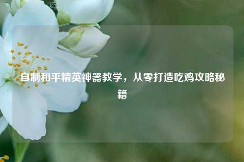 自制和平精英神器教学，从零打造吃鸡攻略秘籍