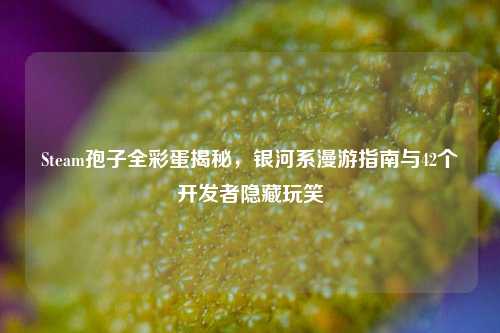 Steam孢子全彩蛋揭秘,银河系漫游指南与42个开发者隐藏玩笑