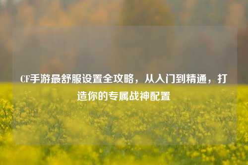 CF手游最舒服设置全攻略，从入门到精通，打造你的专属战神配置