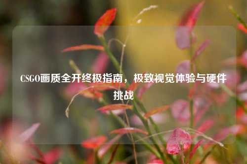 CSGO画质全开终极指南，极致视觉体验与硬件挑战