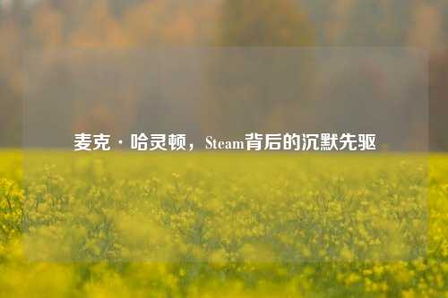 麦克·哈灵顿,Steam背后的沉默先驱