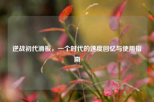 逆战初代滑板,一个时代的速度回忆与使用指南