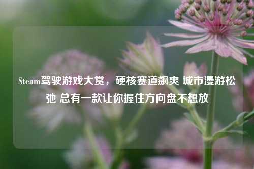 Steam驾驶游戏大赏,硬核赛道飙爽 城市漫游松弛 总有一款让你握住方向盘不想放
