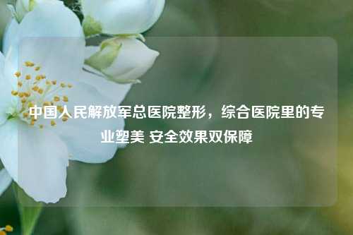 中国人民解放军总医院整形,综合医院里的专业塑美 安全效果双保障
