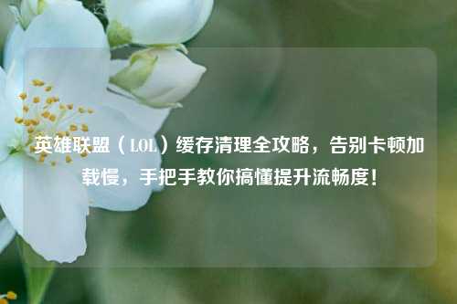 英雄联盟（LOL）缓存清理全攻略，告别卡顿加载慢，手把手教你搞懂提升流畅度！