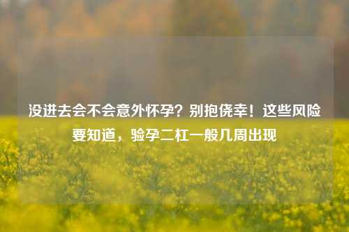 没进去会不会意外怀孕?别抱侥幸!这些风险要知道,验孕二杠一般几周出现
