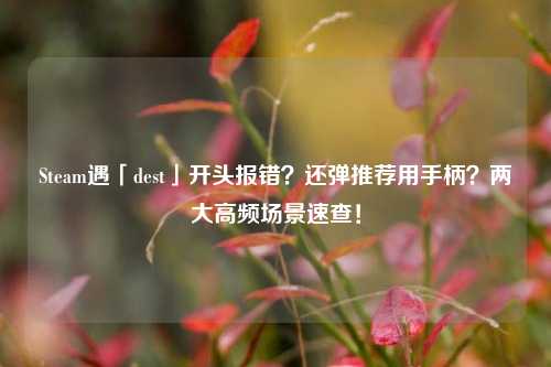 Steam遇「dest」开头报错?还弹推荐用手柄?两大高频场景速查!