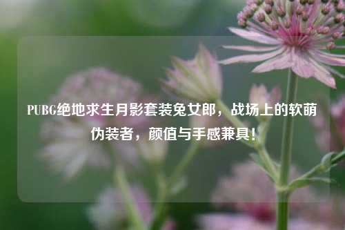 PUBG绝地求生月影套装兔女郎,战场上的软萌伪装者,颜值与手感兼具!