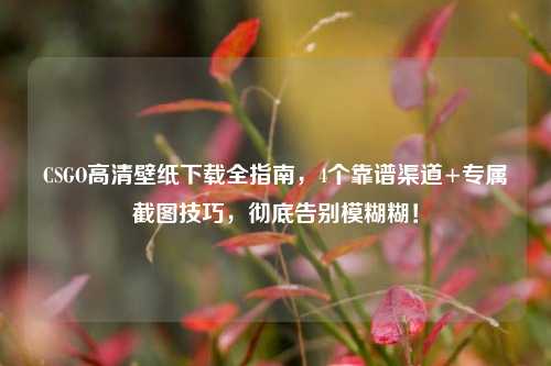 CSGO高清壁纸下载全指南,4个靠谱渠道+专属截图技巧,彻底告别模糊糊!