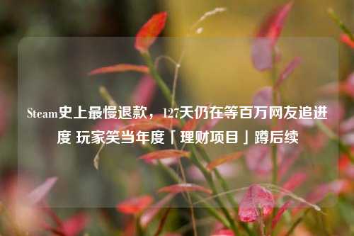 Steam史上最慢退款,127天仍在等百万网友追进度 玩家笑当年度「理财项目」蹲后续