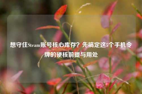 想守住Steam账号核心库存？先搞定这5个手机令牌的硬核前提与用处