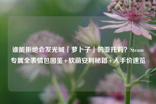 谁能拒绝会发光喊「萝卜子」的亚托莉?Steam专属全表情包图鉴+软萌安利秘籍+入手价速览