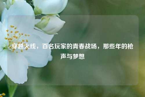 穿越火线，百名玩家的青春战场，那些年的枪声与梦想