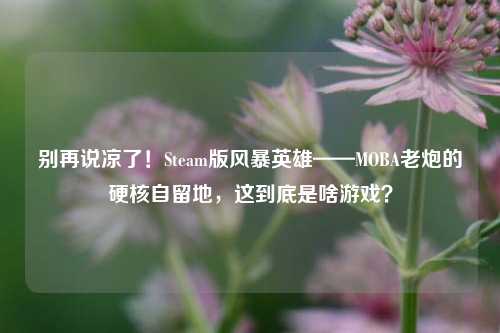 别再说凉了！Steam版风暴英雄——MOBA老炮的硬核自留地，这到底是啥游戏？
