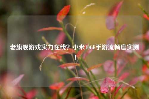 老旗舰游戏实力在线?小米10CF手游流畅度实测!