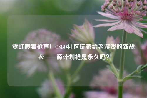 霓虹裹着枪声!CSGO社区玩家给老游戏的新战衣——源计划枪是永久吗?