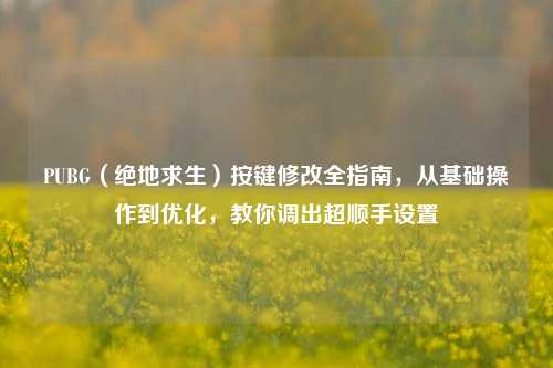 PUBG（绝地求生）按键修改全指南，从基础操作到优化，教你调出超顺手设置