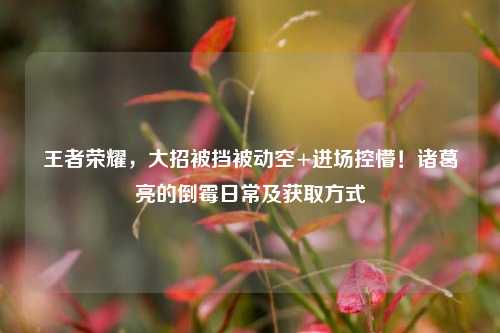 王者荣耀，大招被挡被动空+进场控懵！诸葛亮的倒霉日常及获取方式
