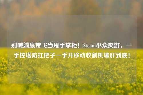 别喊躺赢带飞当甩手掌柜!Steam小众爽游,一手控塔防扛把子一手开移动收割机爆肝到底!
