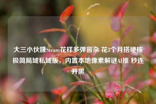 大三小伙嫌Steam花样多弹窗杂 花3个月搭硬核极简局域私域版,内置本地像素解谜AI推 秒连开黑